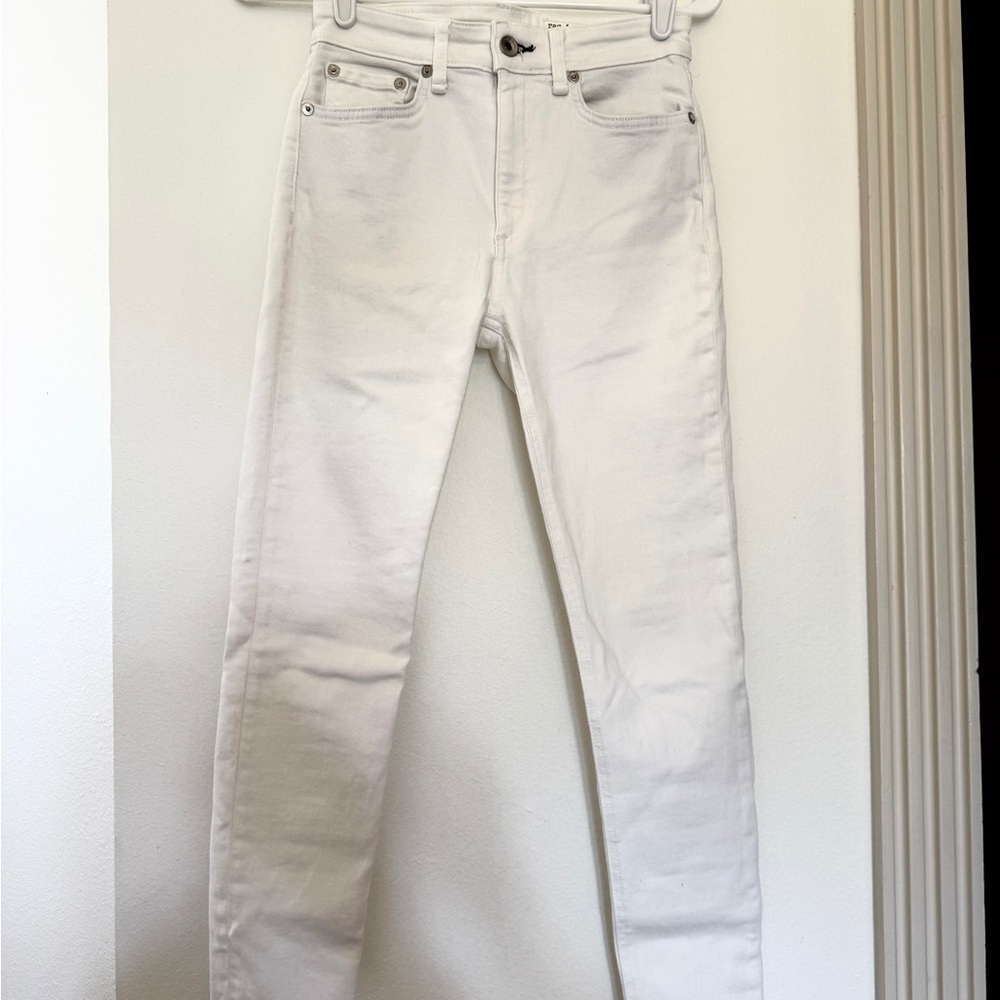 rag & bone-High Rise Ankle Skinny (White)